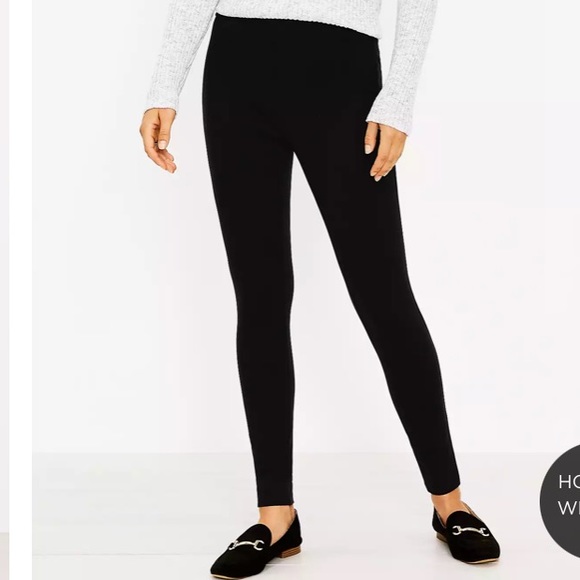 Anne Taylor Seemed Ponte Leggings Small - Picture 2 of 7